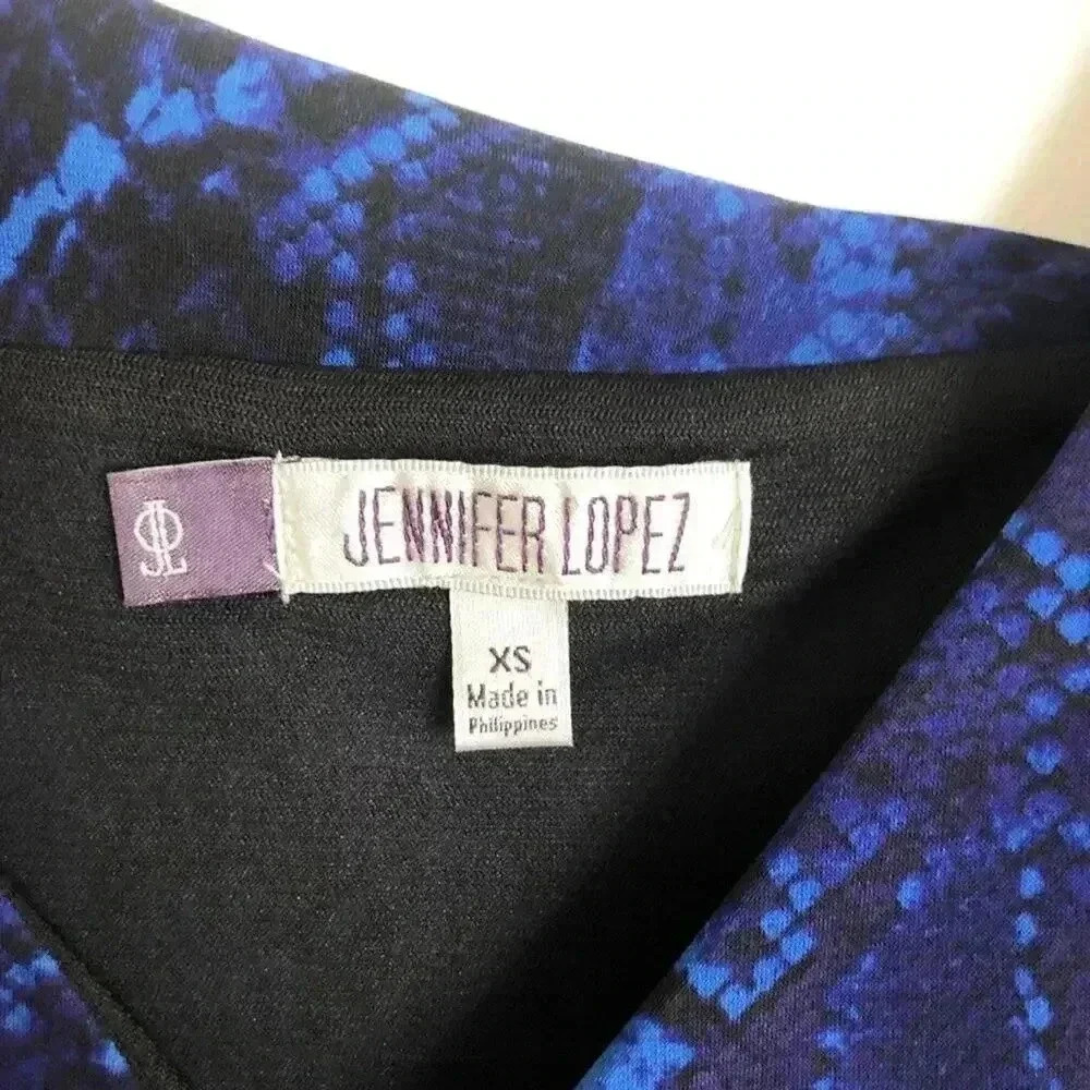 Jennifer Lopez Blue Mini Snake Print Python Bodyc… - image 8